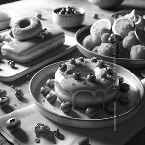 Blueberry Doughnut