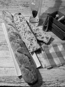 Sourdough Hybrid Olive Baguette