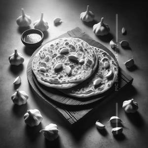 2 X Garlic Roti