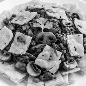 Mushroom Kothu Parotta