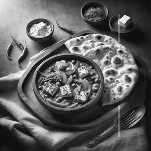 Kadai Paneer + 2 Butter Naan