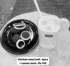 Chicken Meat Ball + Lemon Juice