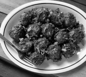 Mixed veg manchurian fry