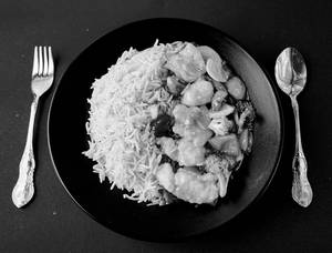 Fish Oriental Pot Rice