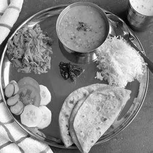 Simple Veg Thali