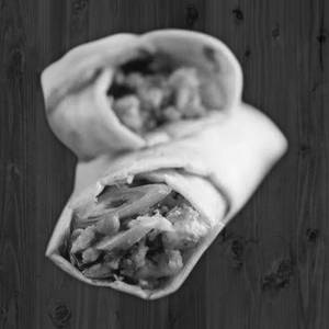 Paneer bhurji roll