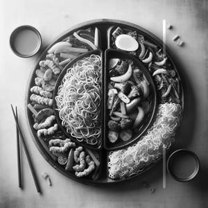Veg Sizzler With Noodles