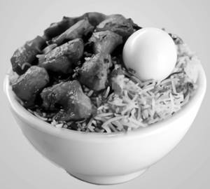 Chicken 65 biryani