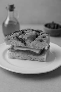Egg & Ham Focaccia Sandwich