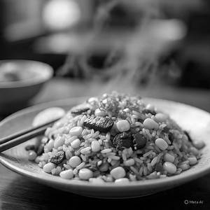 Corn & Mushroom Fried Rice
