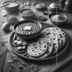 Dal Makhani (Half)+ Missi Roti (2 Pcs)
