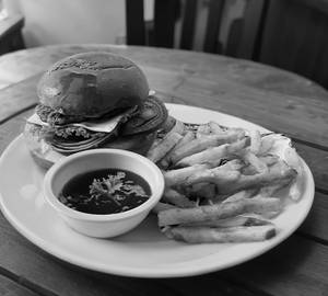 Keema Chicken Burger