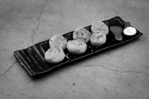 Veg butter fried momo