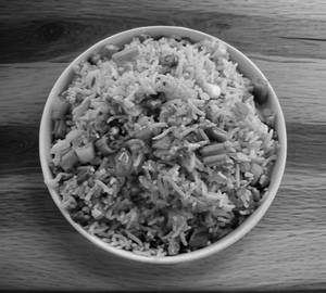 Veg Burnt Garlic Fried Rice