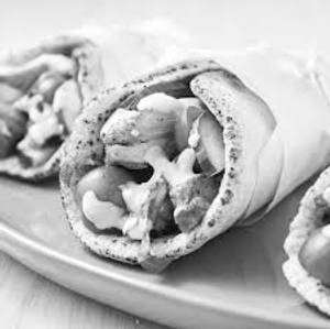 Regular chicken shawarma
