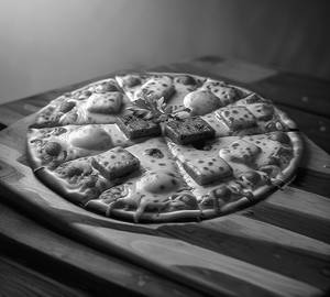 9" Cheese Burst Pizza Double
Layer (With Paneer Tikka)