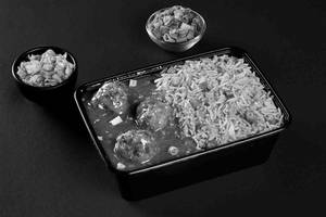 Veg Manchurian(4pc) With Veg Fried Rice