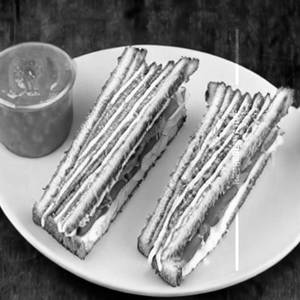 Veg Club Cheese Sandwich