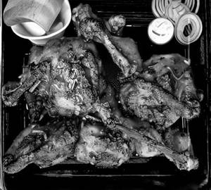 Pepper barbeque chicken [half]