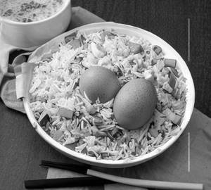 Egg chicken fried rice