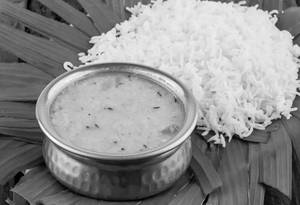 Dal Fry Chawal (rice) Combo (no Onion No Garlic)