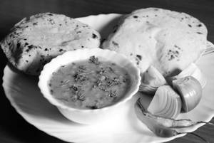 Dal fry + Butter roti                  