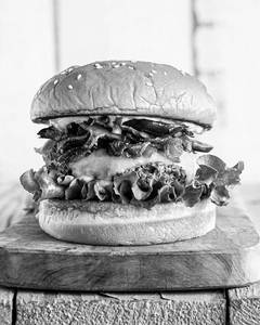 Mushroom Paneer Burger