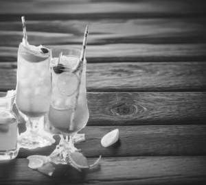 Blue carako mocktails