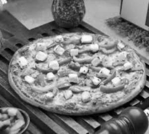 Panner capsicum pizza