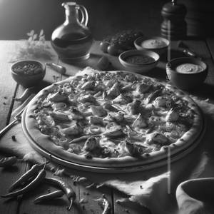 Spicy Chicken Pizza