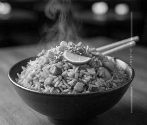 Egg Schezwan Fried Rice Bowl                                           