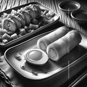 Double egg roll                                
