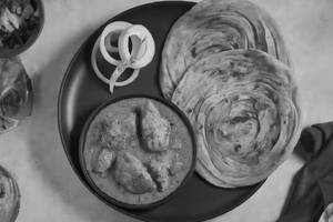 Chicken Masala With Lachha Paratha