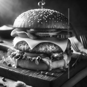Cheese Veggie Burger                             