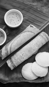 Masala Dosa with Idli 3pcs
