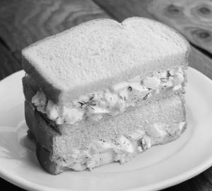 Cold egg and cheese sandwich