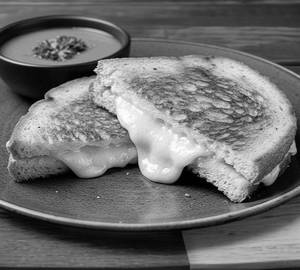 Grilled butter cheese sandwich