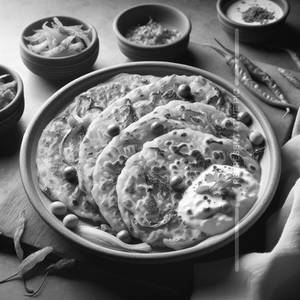Gobi paratha with Curd                   