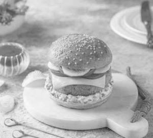 Cheesy veg burger