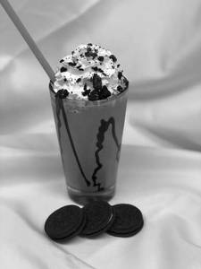 Oreo Mud Shake with Ice Cream 