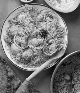 Egg Pulao+ Schezwan Chutney