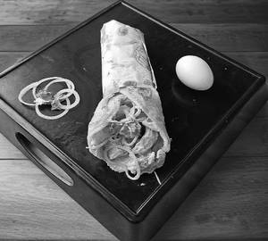 Single Egg Malai Chicken Roll