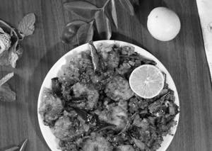 Prawns Manchurian.