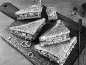 Panner tikka sandwich