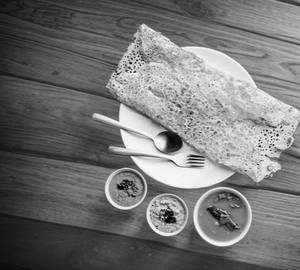 Rava Dosa & Sambar
