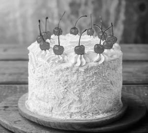 White Forest Cake