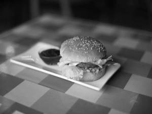 Paneer Peri Peri Burger