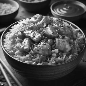 Chicken Schezwan Rice