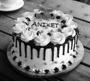 Choco butterscotch butter cream cake
