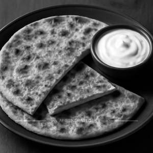 Gobi Paratha with Curd
